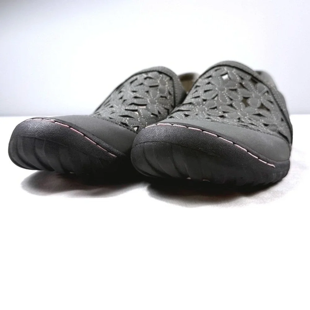 Women's JBU‎ Wildflower MEMORY FOAM BY Jambu Slip On Gray 7.5 M